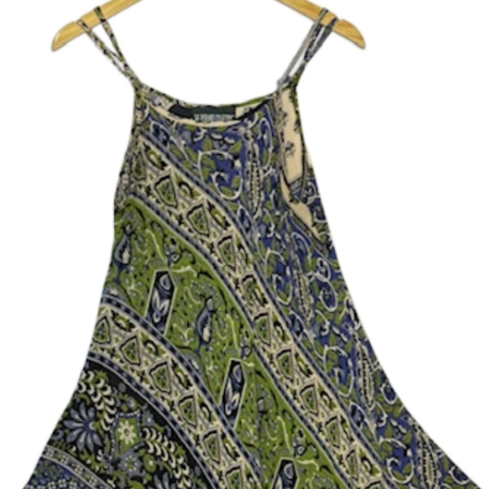 Pyramid Collection Sun Dress Boho Chic Multi Color Size L - Picture 6 of 11
